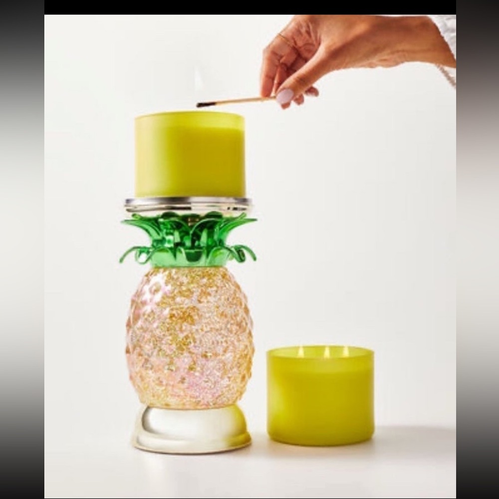 Pineapple‎ candle holder BATH BODY WORKS